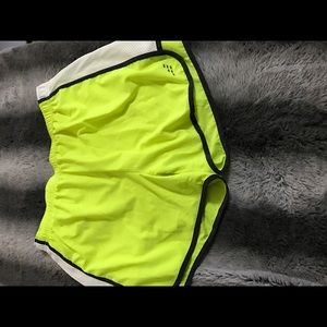 Neon Yellow Athletic Shorts